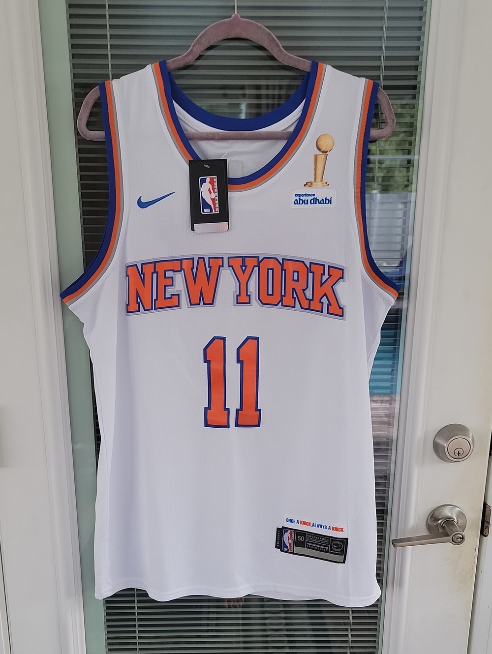 NBA New York Knicks White #11 Basketball Jersey Jalen Brunson
